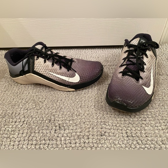 Nike Metcon 6 Oreo Black White Gray Fade CrossFit Training Shoes Balayage Ombré - Picture 9 of 16